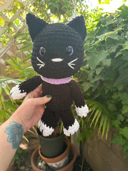 Black cat plush